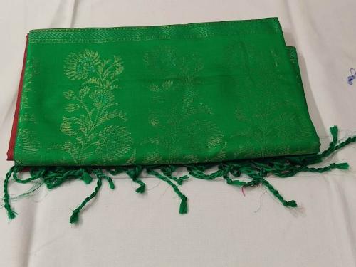 SOFT SILK SAREE WITH BLOUSE